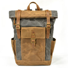 Load image into Gallery viewer, Oil Wax Cloth Backpack