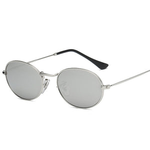 Female Retro Oval Sunglasses