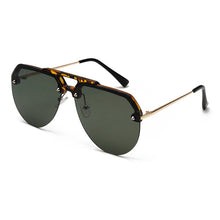 Load image into Gallery viewer, Male Semi Rimless Pilot Sunglasses