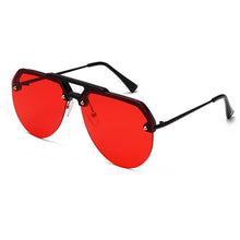 Load image into Gallery viewer, Male Semi Rimless Pilot Sunglasses