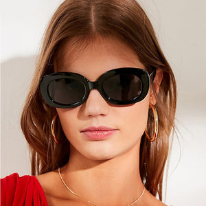 Female Round Retro Sunglasses
