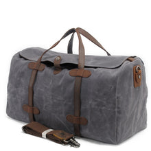 Load image into Gallery viewer, Pure Cotton Leather Travel Bag