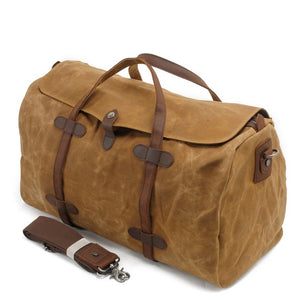 Pure Cotton Leather Travel Bag