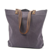 Load image into Gallery viewer, Canvas Shoulder Green Bag