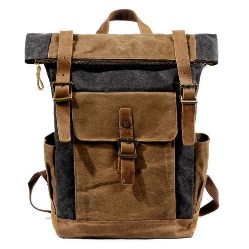 Oil Wax Cloth Backpack