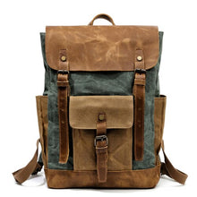 Load image into Gallery viewer, Oil Wax Cow Leather Backpack