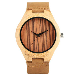 Male Wooden Strap Watch