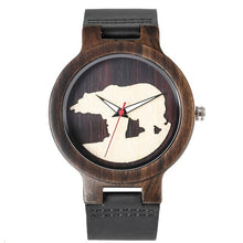 Load image into Gallery viewer, Male Polar Bear Silhouette Watch