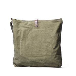 Simple Canvas Slant Bag